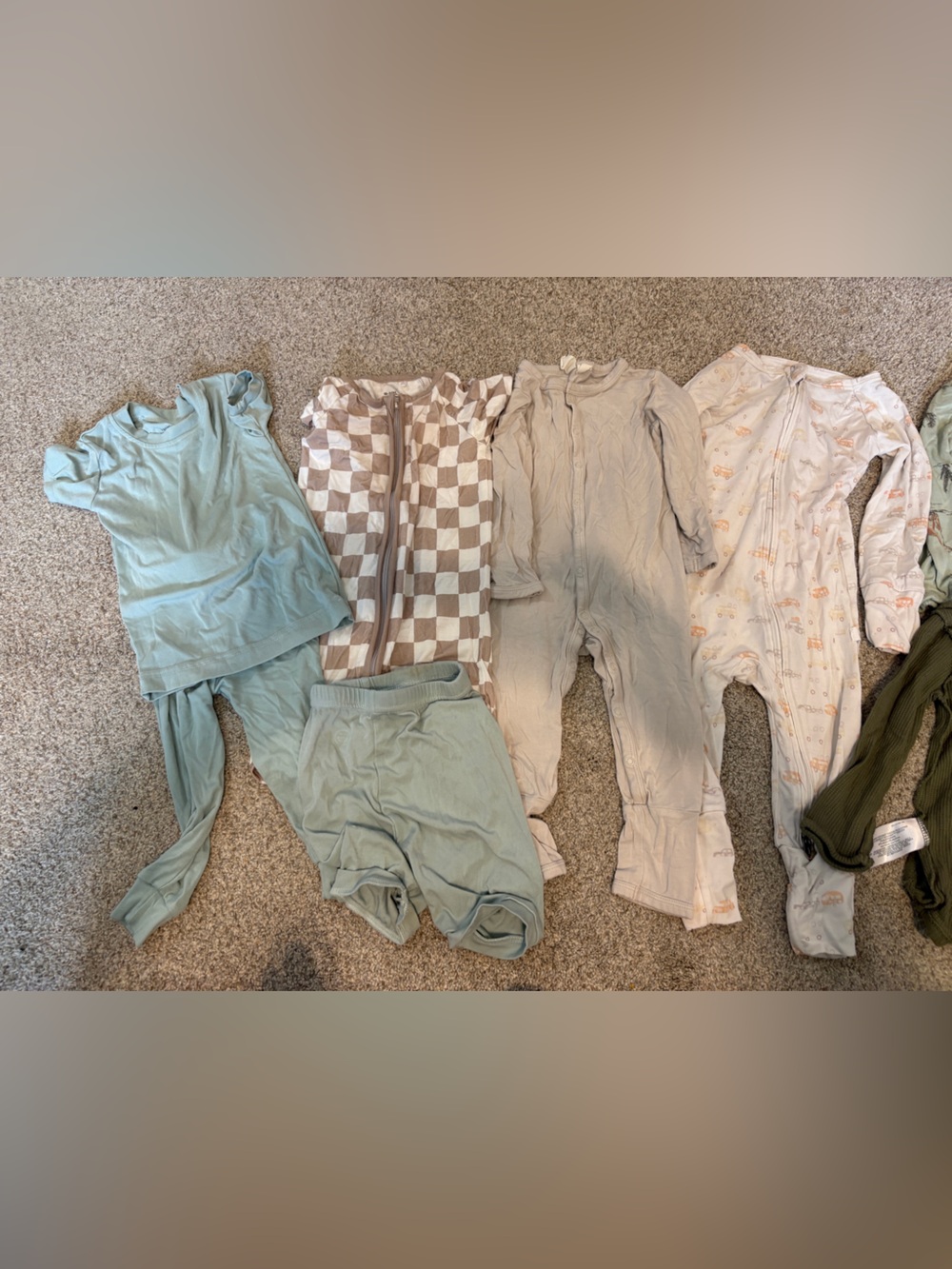 18 and 24M Bamboo Baby Clothing Lot Boys Assorted Brands